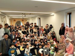 Puluhan Anak Indonesia dan Jepang Antusias Ikut Tarhib Ramadan