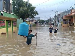 Banjir Mulai Surut, Warga Bojong Kulur Bogor Selamatkan Burung Peliharaan