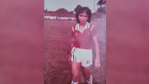 Foto repro Mantan pemain Timnas Putri Indonesia Transkrip Katrina Neeltje Hosang (Katrina Muhardi)