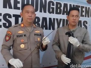 11 ABG Bawa Sajam Hendak Tawuran Ditangkap Warga di Banyumas