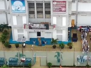 Penampakan Lapas Cikarang Terendam Banjir, Sel Napi Ikut Tergenang Penampakan Lapas Cikarang Terendam Banjir, Sel Napi Ikut Tergenang