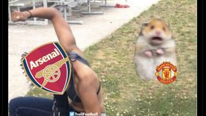 Meme Arsenal Pesta Gol, MU Diledek Ikut Gemetar Ketakutan