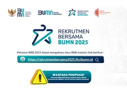 BUMN Buka Rekrutmen 2025 untuk Lulusan SMA hingga S2, Cek di Sini