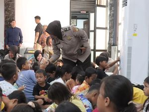 Polri Trauma Healing Anak-anak Korban Banjir Jaktim, Fokus Pemulihan Psikologis