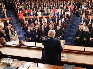 Pidato di Kongres, Trump Bilang Pemerintahannya Baru Saja Dimulai