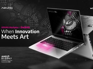 Advan Gandeng Darbotz, Bikin Laptop dengan Tampilan Nyeni Advan Gandeng Darbotz, Bikin Laptop dengan Tampilan Nyeni