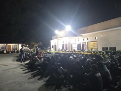Tertibkan Balap Liar di Ciwidey, Polisi Amankan 40 Sepeda Motor