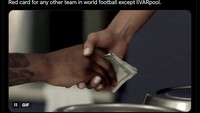 Meme tolong dibantu ya agar Liverpool mendapatkan keuntungan dari VAR. Foto: dok. Internet/X (Twitter)