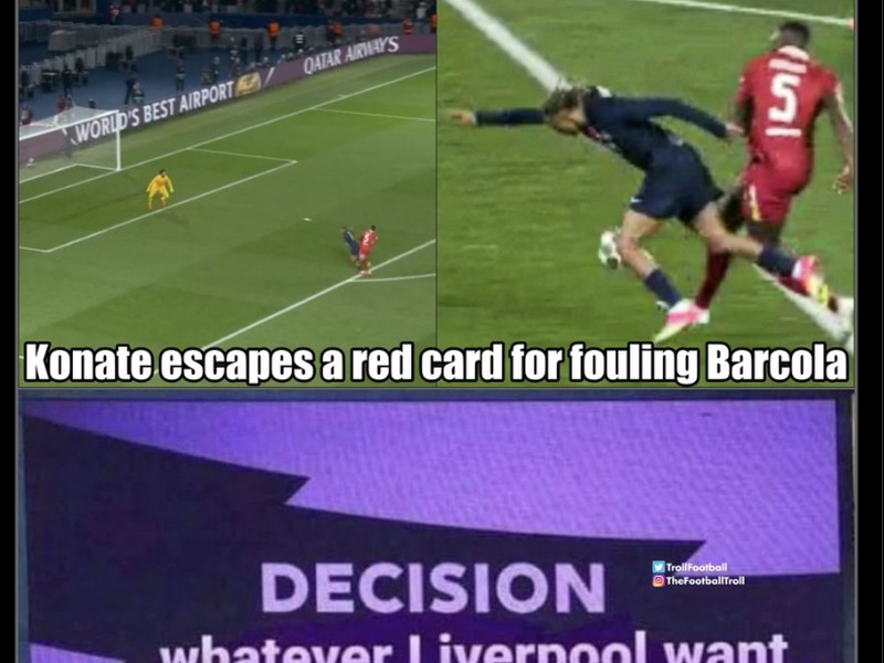 Meme PSG vs Liverpool