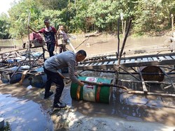 Tambang Ilegal di Bangka Tengah Dibongkar Polisi, Alat Disita