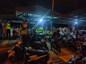 30 Motor di Pandeglang Kena Razia Knalpot Brong, 3 Kondisi Bodong 30 Motor di Pandeglang Kena Razia Knalpot Brong, 3 Kondisi Bodong