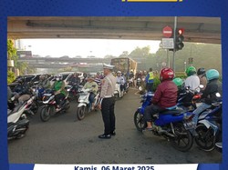 Titik-titik Kepadatan Lalin Jalan Arteri arah Jakarta Pagi Ini
