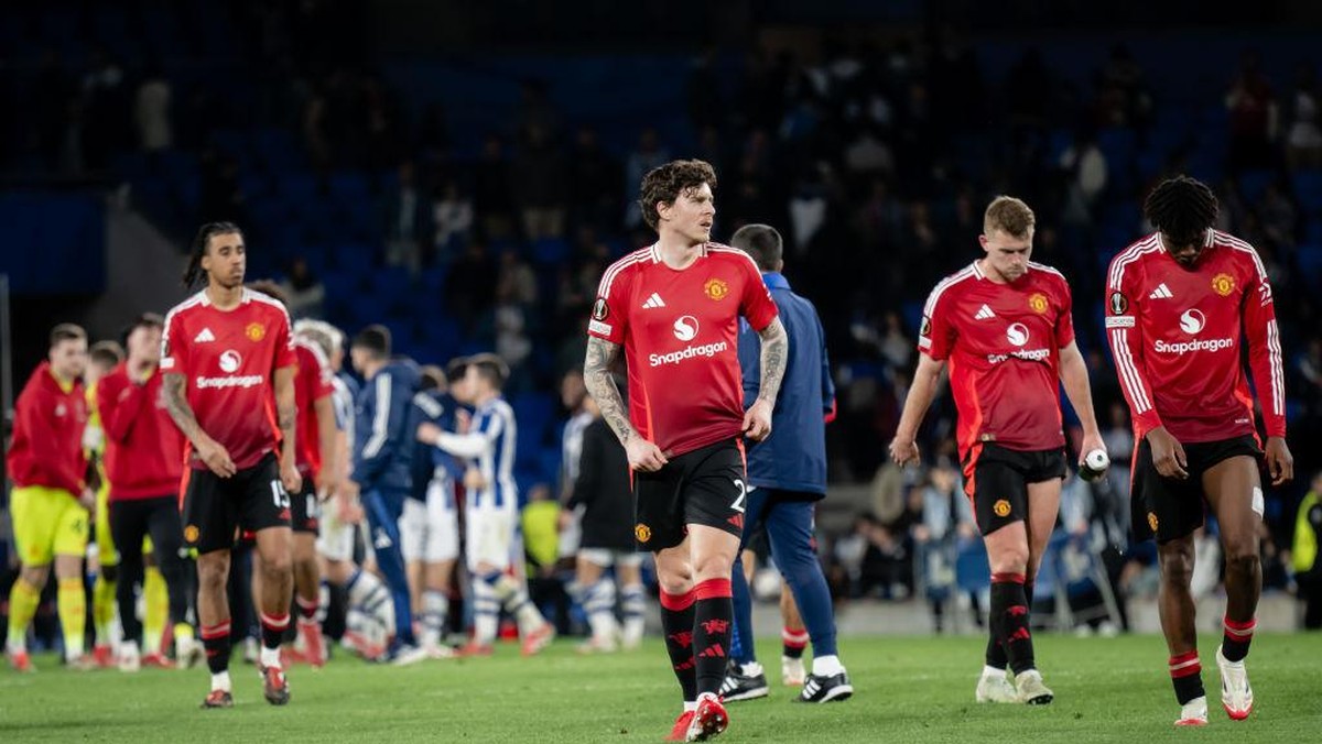 MU ditahan 1-1 oleh Real Sociedad. Foto: Manchester United via Getty Imag/Ash Donelon