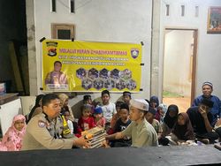 Wujud Toleransi, Aipda I Gede Arya Konsisten Bantu TPQ di Lombok Sejak 2019