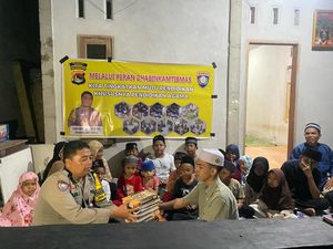 Wujud Toleransi, Aipda I Gede Arya Konsisten Bantu TPQ di Lombok Sejak 2019