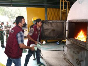 Bareskrim Musnahkan 120 Kg Sabu Barang Bukti Kasus Narkoba di 3 Lokasi