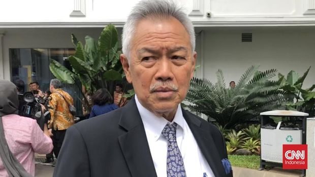 Graha Tomy Winata ketika hadir di Istana, Jumat, 7 Maret 2025