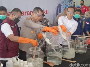 Polda Jateng Musnahkan 26 Kg Sabu-10.300 Butir Ekstasi Jaringan Freddy Pratama Polda Jateng Musnahkan 26 Kg Sabu-10.300 Butir Ekstasi Jaringan Freddy Pratama