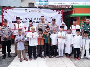 Polda Metro Gelar Baksos, Bagikan Bantuan-Santunan Ramadan ke Masyarakat