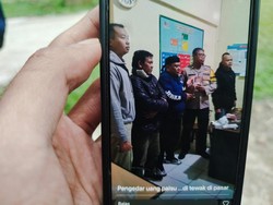 Heboh 3 Sekawan Pengedar Upal di Pasar Lembang