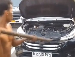 Video: Heboh Mobil Dirusak Warga di Tol Tangerang-Merak, Disebut Milik Pencuri Ban