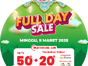 Jangan Lupa Serbu Transmart Full Day Sale! Diskon Besar-besaran 50% + 20%