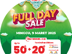 Jangan Lupa Serbu Transmart Full Day Sale! Diskon Besar-besaran 50% + 20%