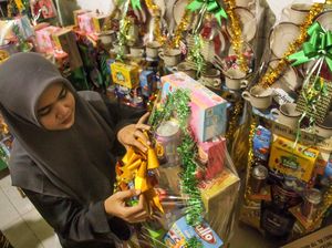 Geliat Penjual Parsel Lebaran di Lhokseumawe