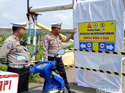 Jembatan Pagerluyung Mojokerto Dibuka Kembali Khusus Kendaraan Roda Dua