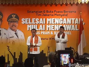 Pramono di Acara Pembubaran Timses: Janji-Janji Politik Akan Segera Dipenuhi