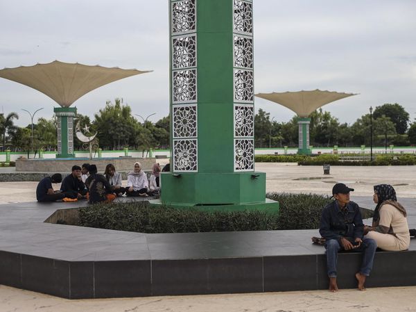 Suasana Ngabuburit di Kawasan Banten Lama