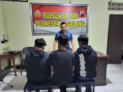 3 Remaja Terlibat Tawuran di Salam Magelang Diringkus
