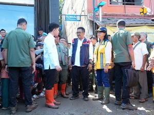 Cek Lokasi Banjir di Sukabumi, Gibran Beri Arahan Ini