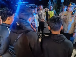 Aparat Gabungan Patroli di Babakan Madang Bogor, Gagalkan Balap Liar