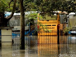 Kantor Dishub Kota Bandung Terendam Banjir