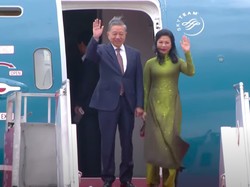 Video: Momen Sekjen Partai Komunis Vietnam Tiba di Indonesia