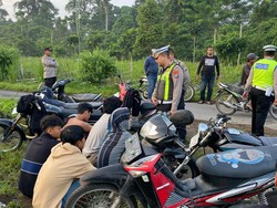 Balap Liar Jelang Sahur di Kediri Dibubarkan, Pelaku Kocar-kacir