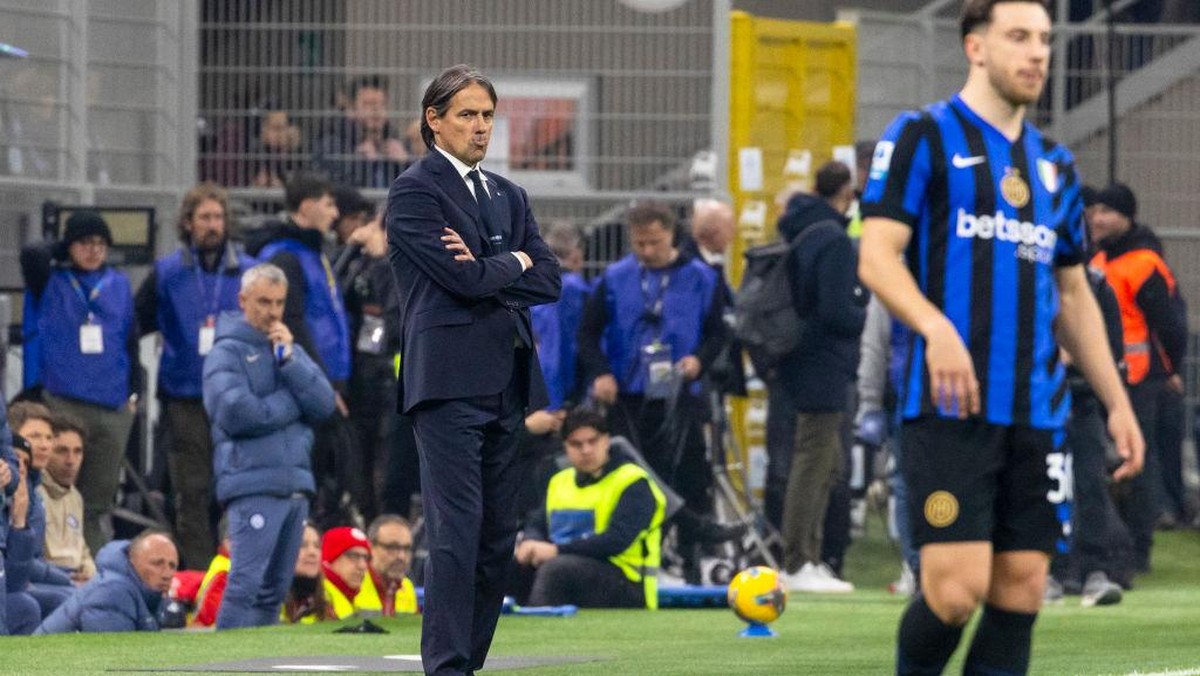 Pelatih Inter Milan Simone Inzaghi (NurPhoto via Getty Images/NurPhoto)