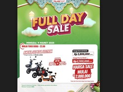 Deretan Sepeda Listrik Diskon Tembus 50% di Transmart Full Day Sale