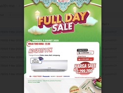 AC Split 1 PK Rp 3 Jutaan Saja di Transmart Full Day Sale