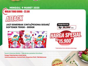 Deterjen Diobral Murah di Transmart Full Day Sale, Cuma Rp 15 Ribuan Deterjen Diobral Murah di Transmart Full Day Sale, Cuma Rp 15 Ribuan