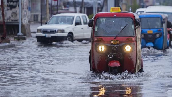 Hujan Lebat, Jalanan di Iraq Banjir