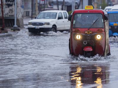 Hujan Lebat, Jalanan di Iraq Banjir
