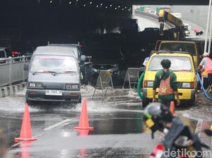Ada Genangan Air, Hindari Underpass Kentungan Sleman!