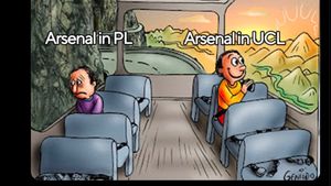Meme Arsenal Ditahan MU, Next Season Lagi soal Juara Liga Inggris
