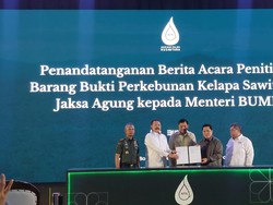 Kejagung Serahkan 221 Ribu Ha Lahan Sawit Hasil Sitaan Kasus Korupsi ke BUMN