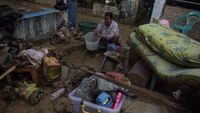 Potret Dampak Banjir di Cikaobandung Purwakarta