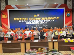 21 Pelaku Kejahatan di Kota Kediri Disikat Selama Operasi Pekat 2025