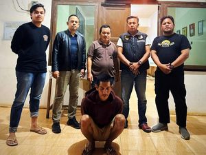 Embang Pembunuh Pria di OKI Diringkus Saat Bersembunyi di Rumah Orang Tuanya
