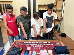 Empat Pengedar Sabu di Bima Ditangkap Polisi, Ada Bapak dan Anak